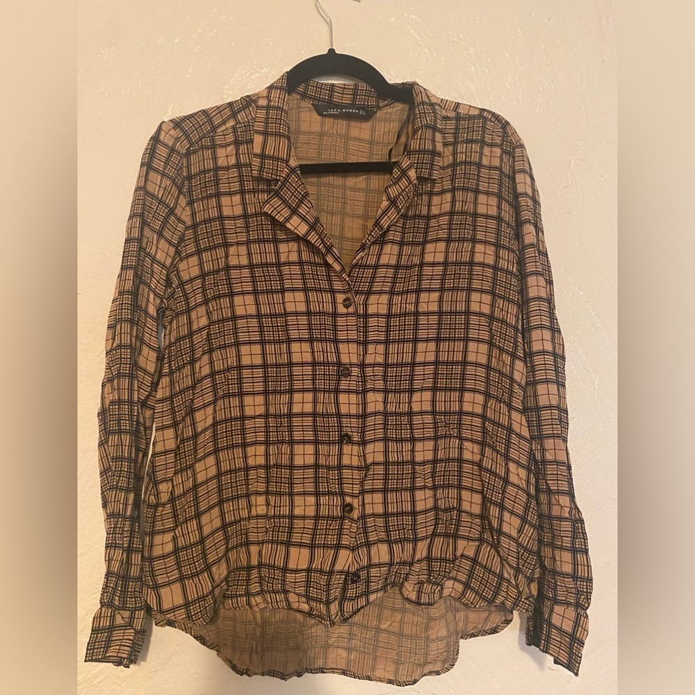 Zara Long sleeve button down